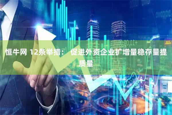 恒牛网 12条举措： 促进外资企业扩增量稳存量提质量