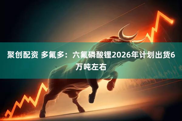 聚创配资 多氟多：六氟磷酸锂2026年计划出货6万吨左右